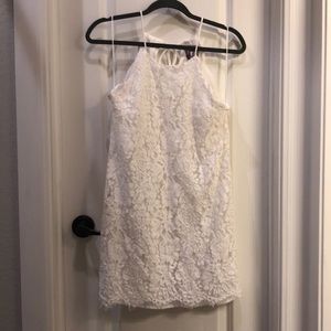White lace cocktail dress